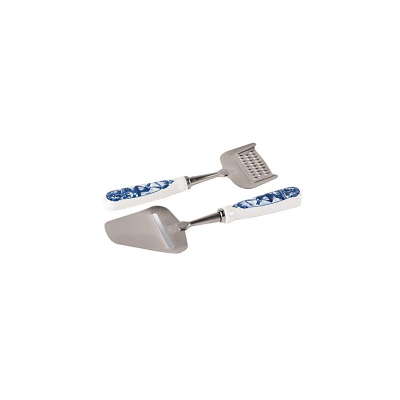 Henri Willig Giftset Delft Blue Cheese Slicer & Cheese Grater