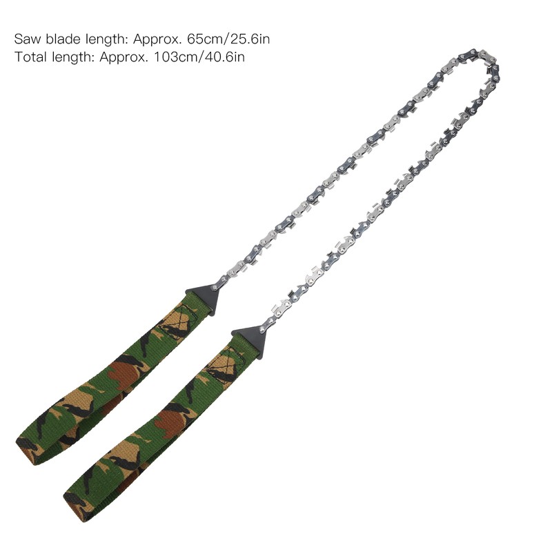 Outdoor Mini Portable Hand Chain Saw Survival 33T Logging Camping