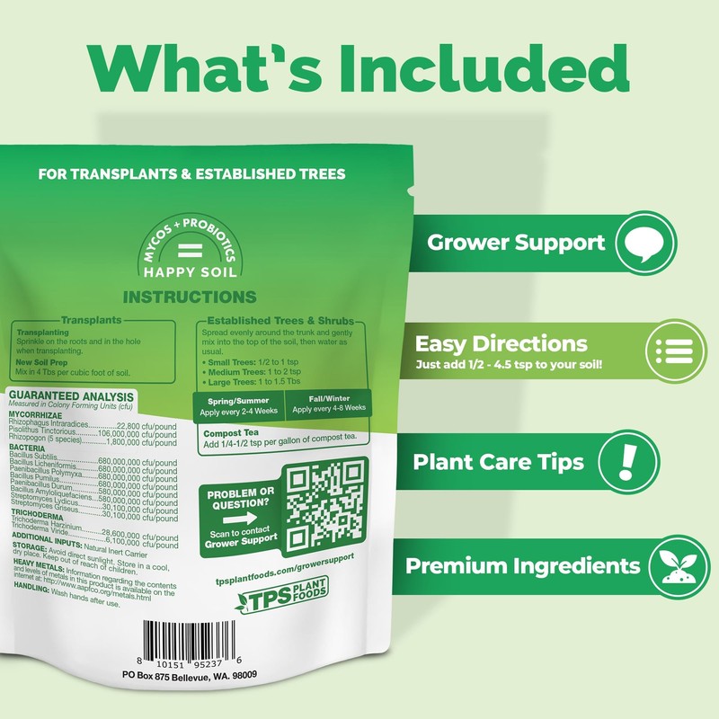 Mycorrhizal Fungi for Trees – Microbial Supplement for Root Expansion