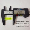 SIZIKJXGHWYI 6Pcs Small Bubble Level 10x10x29mm Mini Square Spirit Level