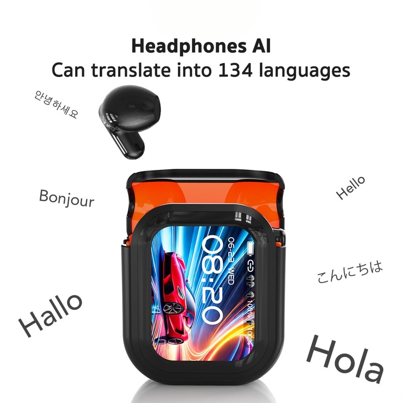 NE20 Translation Earbuds Real Time, AI 135 Language Translator Earbuds,