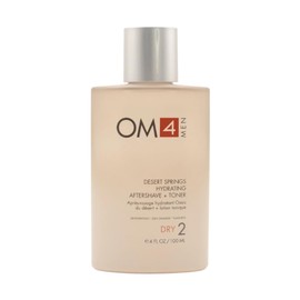 Organic Male OM4 Dry Step 2: Desert Springs Hydrating Aftershave + Toner, Mens Ultra Hydrating Toner