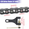 CILOYU 420 Chain 32 Links Replacement for Coleman KT196 CK196