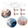 2 Pairs Carbon Brush Wrench Set Nail Drill Handpiece Accessory