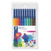 STAEDTLER Noris 326 WP10 Fibre Tip Pen in Wallet, Assorted