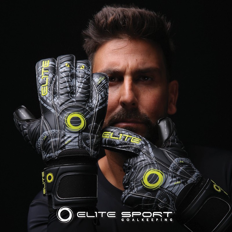 Elite Sport s Unisex Youth Warrior Goalkeeper Gloves Mixed Size