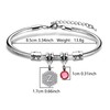 HEYEJET Initial Bracelet Women Gifts 26 Letters Initial Charms Bracelet