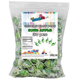 Charm Blow Pops, Pack of 30 Sour Apple