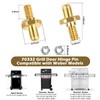 2 Pack 70332 Grill Door Hinge Pin Replacement for Weber