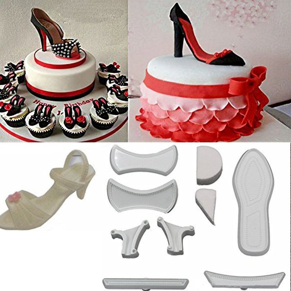 9 Pieces of high-heeled shoes Phone danke-kimo-rudokatta-mo-rudofondanto kootips by Decoration Tool