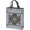 Yamamoto Hitoto Shoten Leather Hand Tote Bag, Large, Marrakech, Gray/Black