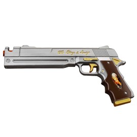 Munetoshi 14” Ivory Foam Pistols Dante Devil Cry Horror Fantasy Video Game Cosplay