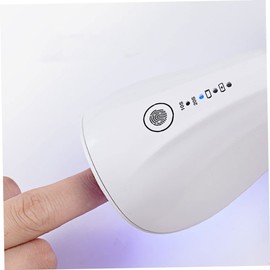 Healvian 2pcs Nail Art Lamp Portable Usb Handheld Led Dryer Timing for Quick Curing of Uv Gel for Gel Extensions Cat Eye Nails Lightweight Convenient for Travel Random Style