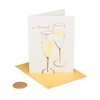 Papyrus Wedding Card for Couple (Champagne Toast)