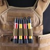 2pcs Tactical Elastic Flashlight Chemlight Battery Pen Holder 12 20