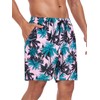 RELLECIGA Men's Coconut Tree Classics Board Shorts Swim Shorts Swim