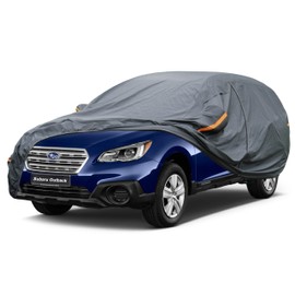 GUNHYI GUNHYI Premium Car Cover Custom Fit Subaru Outback (1994-2019), 16 Layers Heavy Duty Car Cover Waterproof All Weather with Zipper Door for Sun Rain Snow Dust Uv Protection