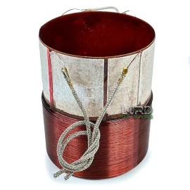 Lord of Bass 2.5" Dual 4 Ohm Voice Coil 4-Layer Copper Subwoofer Speaker Parts