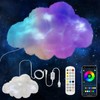 WOOHERLOO LED Wall Cloud Light for Bedroom, Stick-on Cloud Lamp