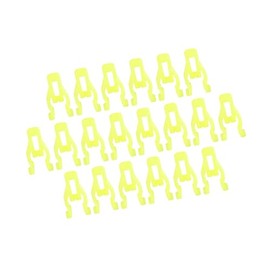 A ABSOPRO 20 Pcs 21mm Long 9mm Hole Plastic Rivet Clips for Automotive Item Replacement