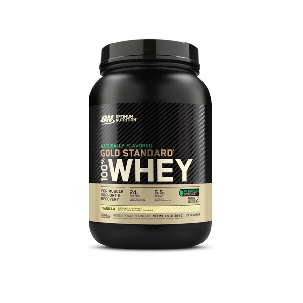 Optimum Nutrition Gold Standard 100% Whey Naturally Flavored Protein Powder,