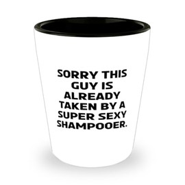MIPOMALL Beautiful Shampooer Gifts, Sorry This, Sarcastic Birthday Shot Glass Gifts Idea For Men Women, Shampooer Gifts From Coworkers, Gifts for people who love to shampoo, Hair care gift ideas