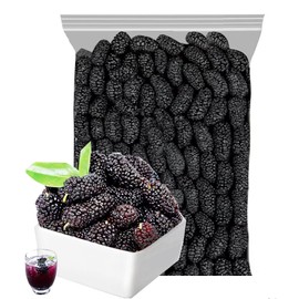 Dried Black Mulberries 14.1oz Black Mulberry Tea Sweet Delicious Dried Fruit Snacks