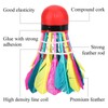 11Pcs/Lot Durable Colorful Badminton Balls Shuttlecocks Sports Training Accessory