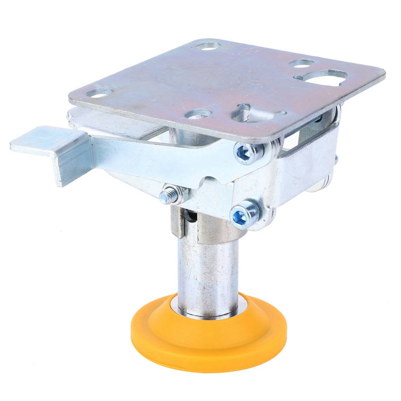Trolley Brake Floor Lock Iron Galvanized Trolley Cart Lock with