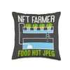 Hydroponics Indoor Gardening Horticulture Hydroponics Throw Pillow