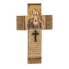 Roman 601308 Joseph Studio Immaculate Heart Saint Cross, 8-inch Height,