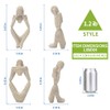 prosfalt Sandstone Resin Thinker Style Abstract Sculpture Statue Collectible Figurines