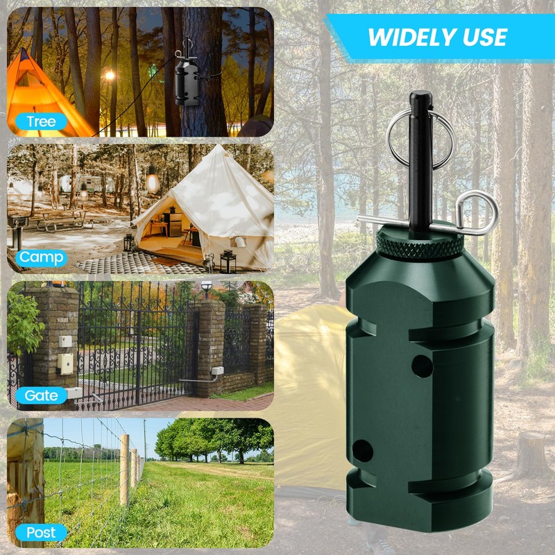 Haoguo Camp Security Perimeter Trip Wire Alarm, Camping Safety Alarm,