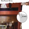 wlsgdsg Bar Curtains,Wine Bottles Pub Luxury Wine Cabinet Rustic Cloth