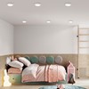 7.5-inch Flush Mount Ceiling Downlight 8 Pack, 15W LED Dimmable