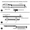 GIVROLDZ Extendable Clothes Rail, 350 mm/13.78 Inches, Multifunctional Trouser Holder