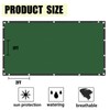 70% Green Shade Cloth with Grommets, 12 FT X 18