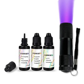 EDSRDXS Fly Tying UV Glue UV Bonding & Welding Combo Kit, Three Best Bonding Function with 3W UV Light, Versatile for Fishing Repairs Crafting 3 Pack Each 0.35oz (3pack)