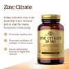 Solgar Zinc Citrate Vegetable Capsules, 100 Count, Non-GMO, Gluten Free,