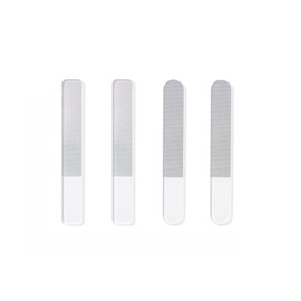4 Pack Glass Nail File Shiner Files Kit Crystal Nail Buffer Polisher Multi-Purpose Nail Buffer with Case Manicure Toolsfor Women Men Acrylic Natural Nail