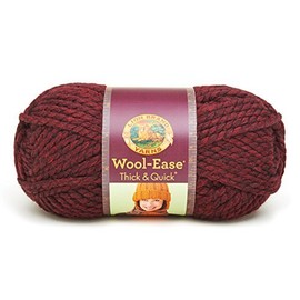 Lion Brand Yarn Company 1-Piece Wool-Ease Thick and Quick, Claret by Lion Brand Yarn Company
