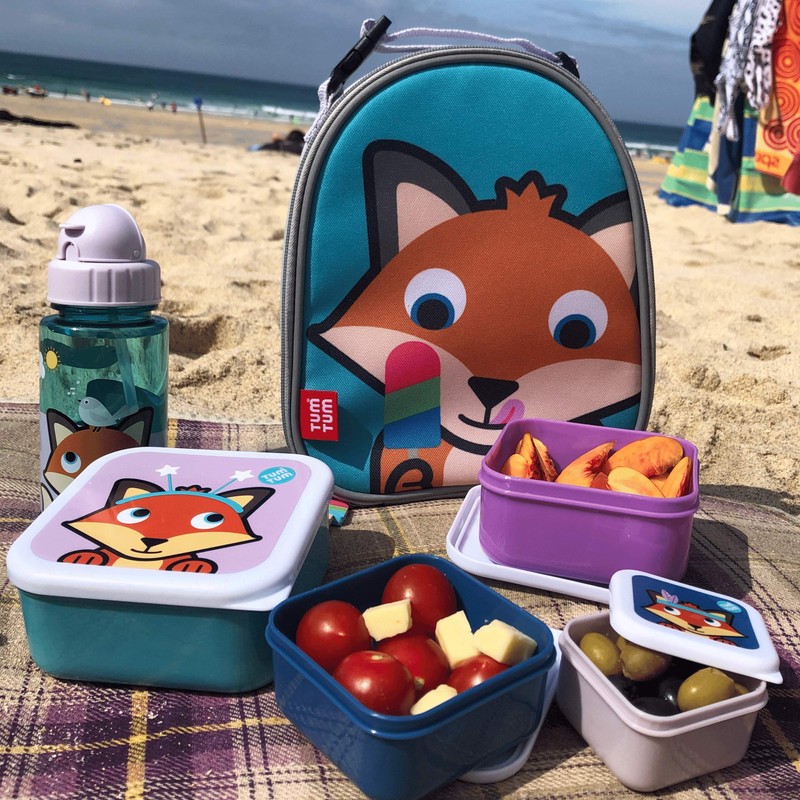 TUM TUM Children's Lunch Box Set – Square Lunch Boxes