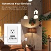 BN-LINK Digital Timer Outlet Indoor,24 Hour Light Timer Easy Programmable,Mini