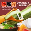 Trez Treamer 6PCS Vegetable Peeler Set with Sharp Blade,Ceramic Apple
