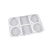 Coaster Resin Molds, 6-Cavity Deep Coaster Molds for Epoxy Resin，Flower