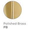 Jaclo S165-PB Showerall 6 Function Showerhead, Polished Brass