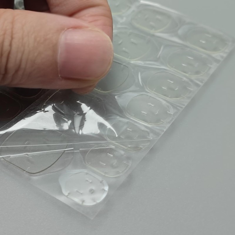 Sticky Tabs for Press on Nails, 10 Sheets, 24 Double