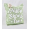 Sorority Shop Alpha Sigma Tau Retro Pom Pom Tote Bag