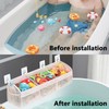 Yuiturt Bath Toy Storage, Bath Toy Net 3 Compartment Large