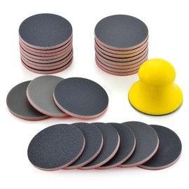 MAXMAN 24pcs Sanding Sponge Set, 3 Inch Foam Sanding Pads, 180-3000 Grit Hand Sander Block, Reusable Wet Dry Sandpaper Block for Wood, Drywall, Metal, Auto Polishing & Curved Surfaces